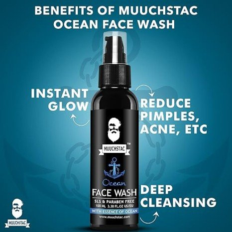 Muuchstac Ocean Face Wash For Men 100ml