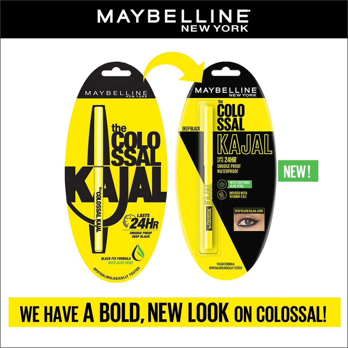 Maybelline New York Colossal Kajal - Deep Black