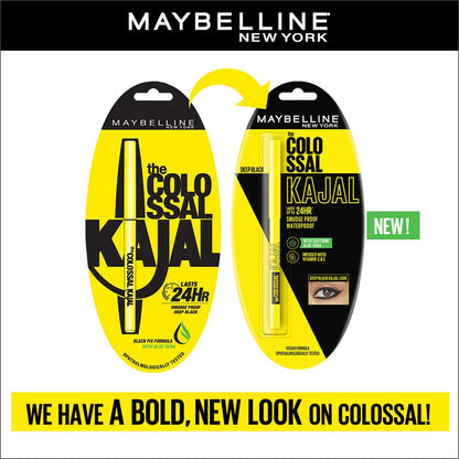 Maybelline New York Colossal Kajal - Deep Black