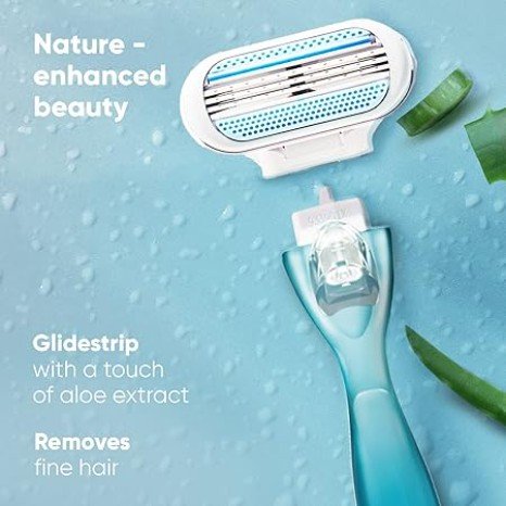 Gillette Venus Hair Removal Razor for Women with Aloe Vera