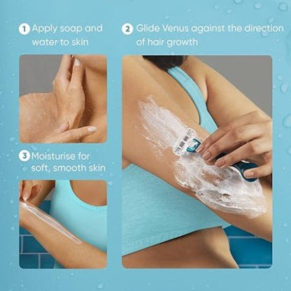 Gillette Venus Hair Removal Razor for Women with Aloe Vera