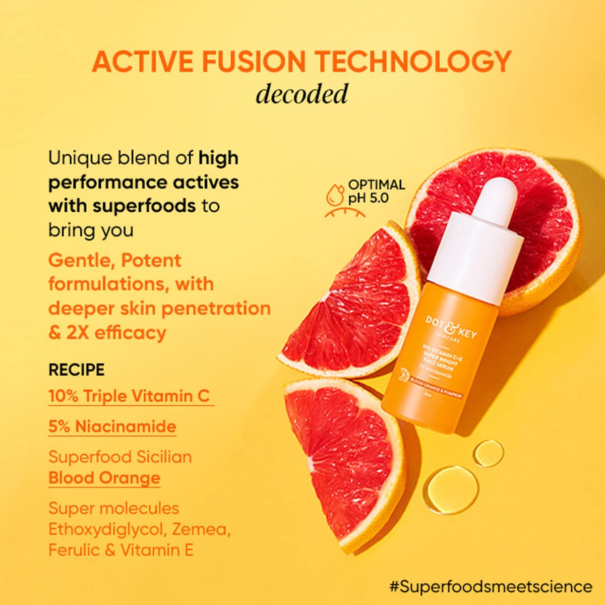 Dot & Key 10% Vitamin C + E, 5% Niacinamide Serum 30ml