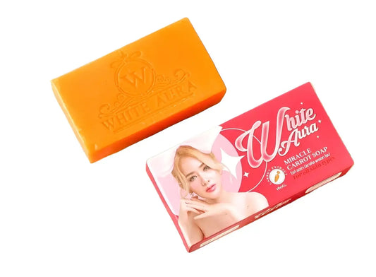 White Aura Miracle Carrot Soap  160g