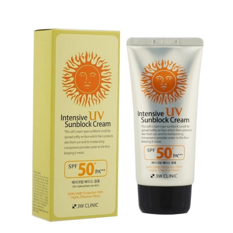 3W Clinic Intensive UV Sunblock Cream SPF 50+PA+++ (70ml)