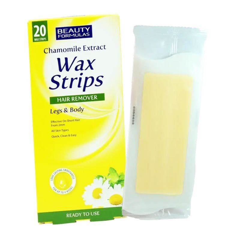 Beauty Formulas Chamomile Extract Wax Strips – (20 pcs)