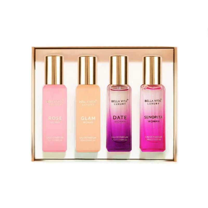 Bellavita  Perfume Gift Set for Women – (20ml x 4)