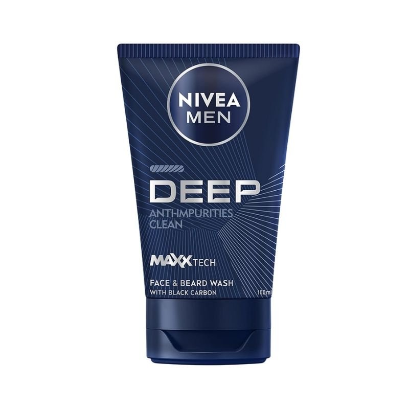 Nivea Men Deep Anti-Impurities Face & Beard Wash   100ml