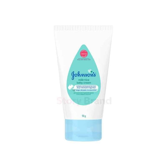 Johnsons Baby Milk + Rice Cream For Face And Body   50g (Thailand)