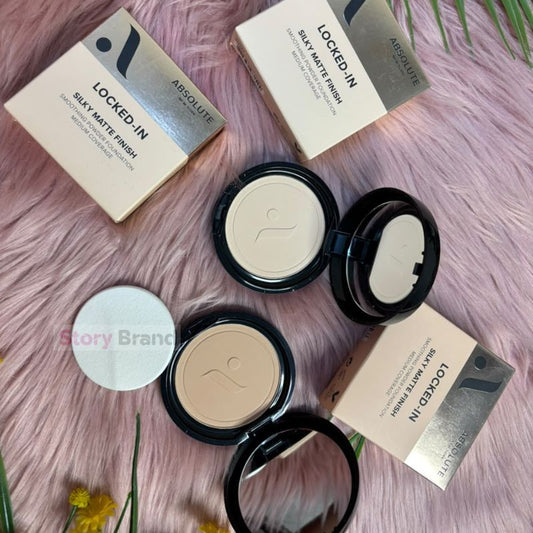 Absolute New York Locked-In Silky Matte Finish Powder Foundation( ALL SHADE)