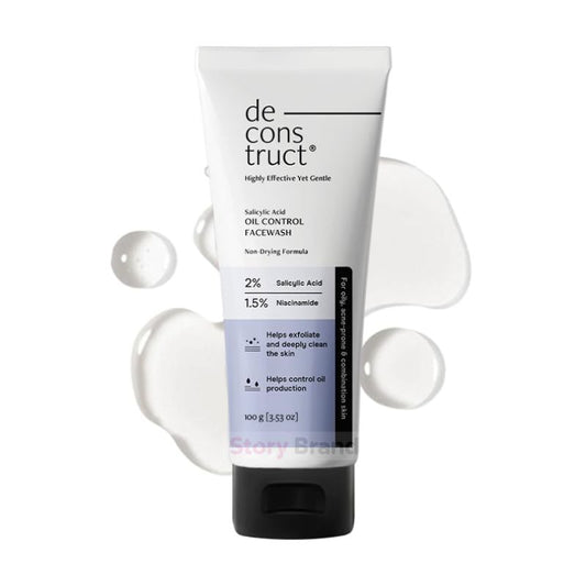 Deconstruct Salicylic Oil Control Face Wash   100ml