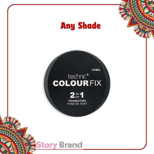 Technic Colour Fix 2 IN 1 Pressed Powder & Cream Foundation ANY SHADE