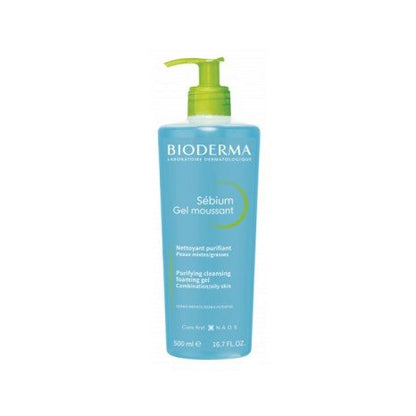 Bioderma Sebium Gel Moussant Purifying Foaming Gel  500ml