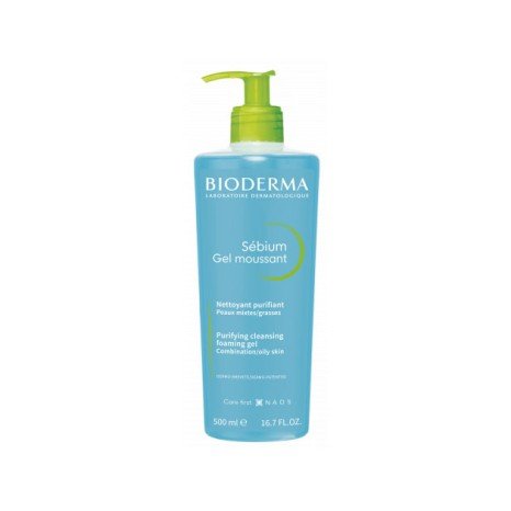 Bioderma Sebium Gel Moussant Purifying Foaming Gel  500ml