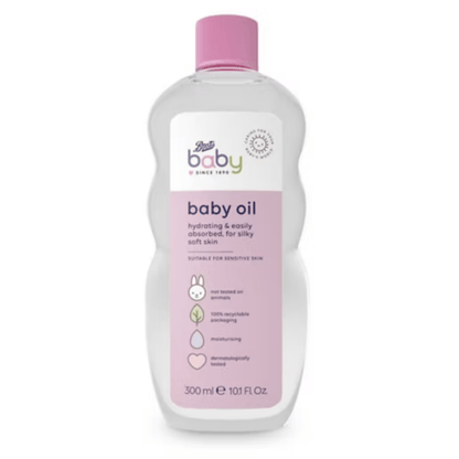 Boots Baby Oil For Silky Soft Skin   300ml