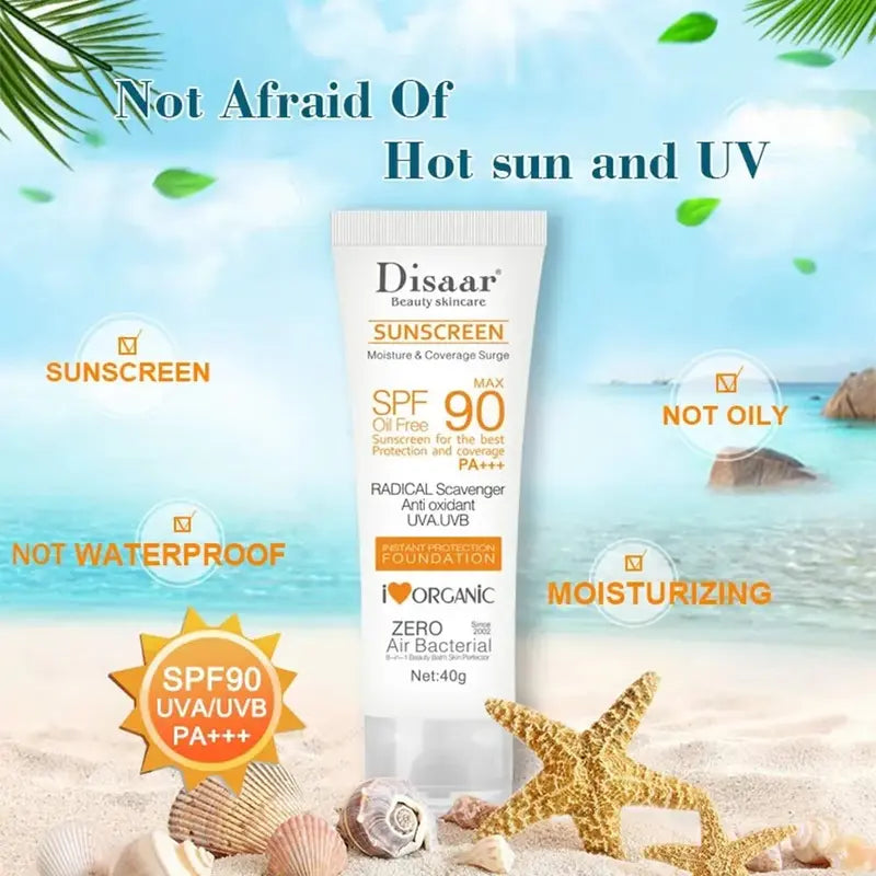 Disaar Sunscreen Oil Free SPF Max90 PA+++  40g