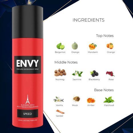 ENVY Speed Deodorant For Men 120ml