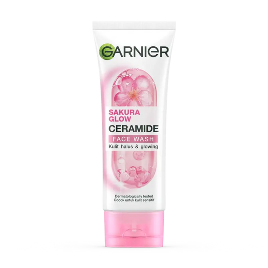 Garnier Sakura Glow Ceramide Face Wash 100ml