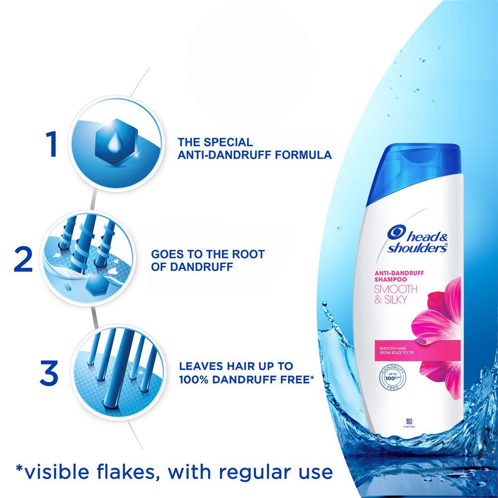 Head And Shoulder Smooth & Silky Shampoo 1L