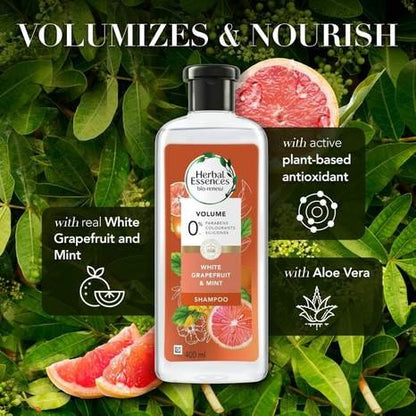 Herbal Essences bio:renew White Grapefruit & Mint Volume Shampoo  400ml