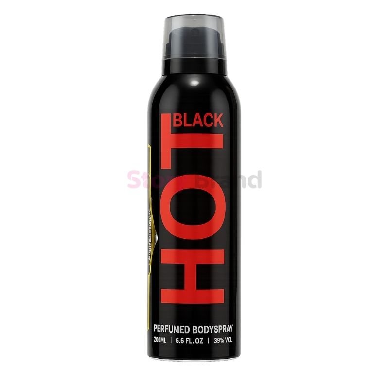 Hot Black Perfumed Body Spray  200ml