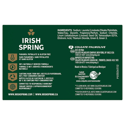 Irish Spring Original Deodorant Soap 113g