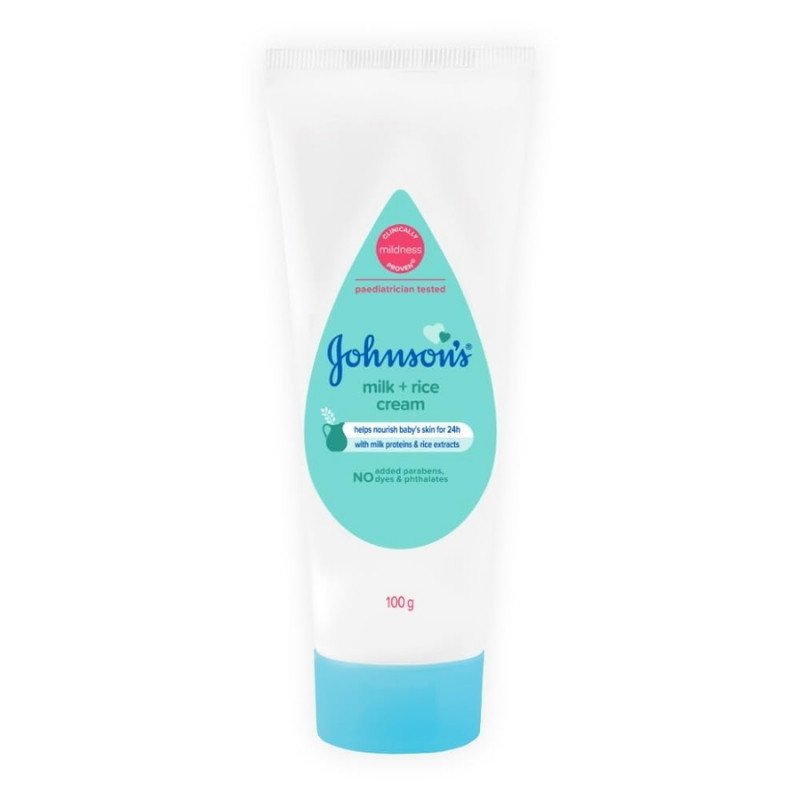 Johnsons Baby Milk + Rice  Cream   100g