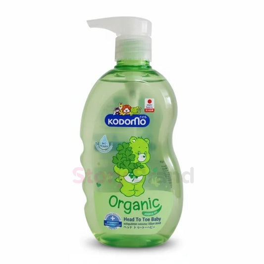 Kodomo Organic Baby Head to Toe Wash with Jojoba Oil   800ml
