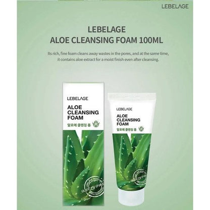 LEBELAGE Aloe Cleansing Facial Foam 100ml
