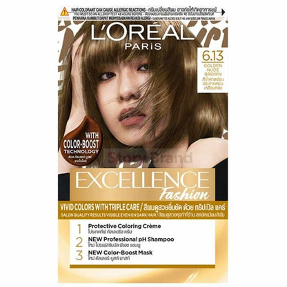 L'Oreal Excellence fashion 6.13 Golden Nude Brown