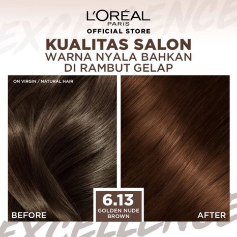 L'Oreal Excellence fashion 6.13 Golden Nude Brown