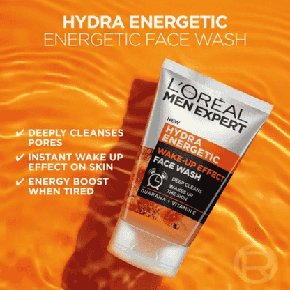 LOreal Hydra Energetic Wake Up Effect Face Wash100ml