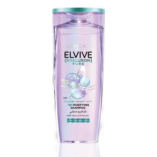 L’Oréal Paris Elvive Hyaluron Pure Purifying Shampoo for Oily Hair    400ml
