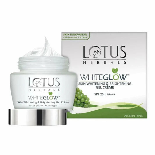 Lotus WhiteGlow Skin Whitening and Brightening Gel Creme SPF25 60g