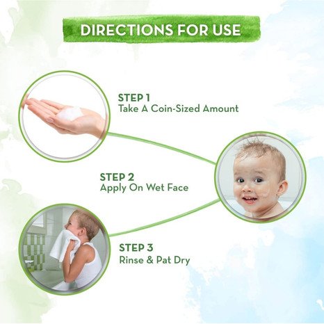 Mamaearth Foaming Face Wash For Kids With Aloe Vera & Coconut    150ml