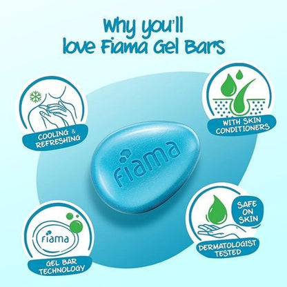Fiama Menthol & Magnolia Cooling Gel Bar    125g
