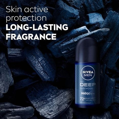 Nivea Men Deep Darkwood Roll On    50ml