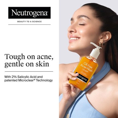 Neutrogena Oil Free Acne Wash    175ml