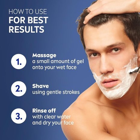 Nivea Men Protect And Care Moisturising Shaving Gel with Aloe Vera  200ml