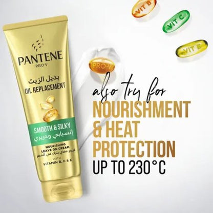 Pantene Pro-V Smooth and Silky Oil Replacement Leave-On Cream  275ml