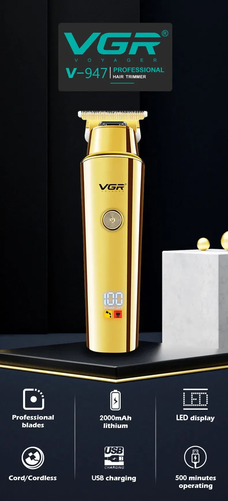 VGR V-947 Hair Trimmer