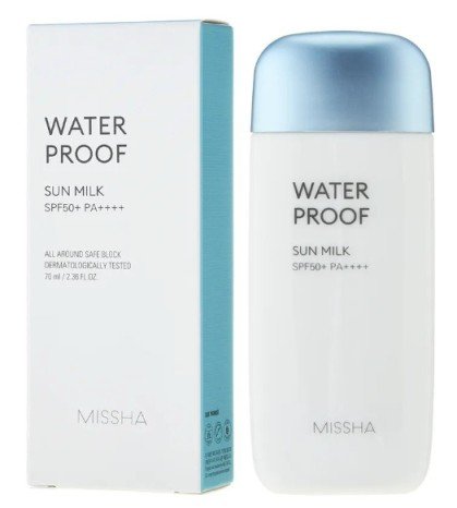 Missha Waterproof Sun Milk Sunscreen SPF50+ PA+++  70ml