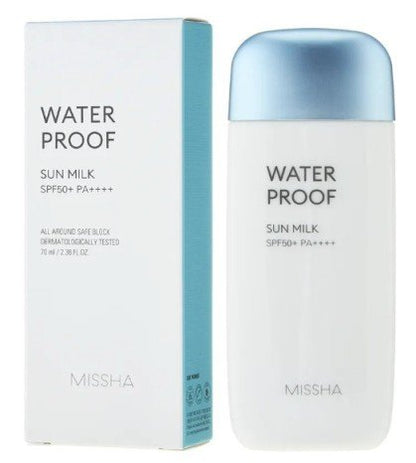 Missha Waterproof Sun Milk Sunscreen SPF50+ PA+++  70ml