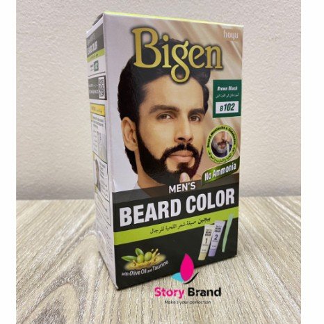 Bigen Men's Beard Color, 40g - Brown Black B102