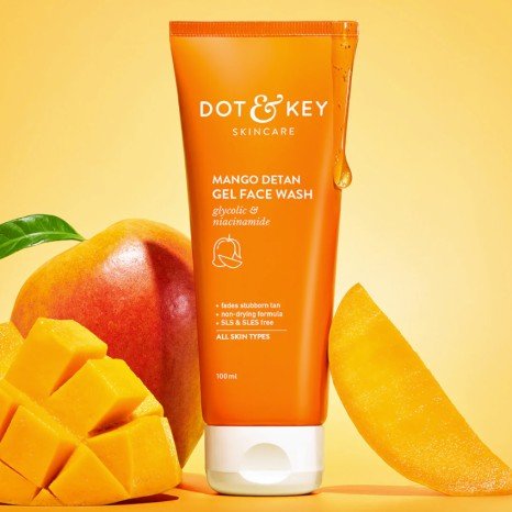 Dot and Key Mango Detan Gel Facewash 100ml