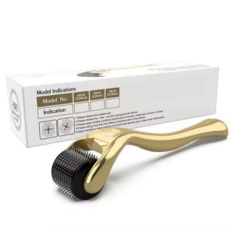 PREMIUM GOLD Derma Roller  540 0.5mm Titanium Micro-needles