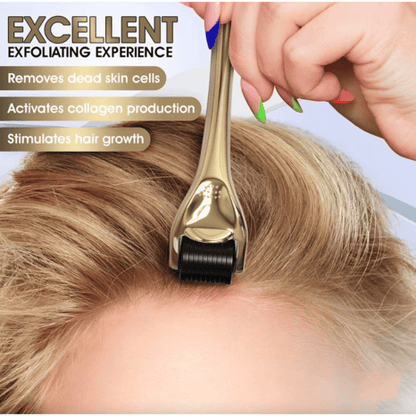 PREMIUM GOLD Derma Roller  540 0.5mm Titanium Micro-needles