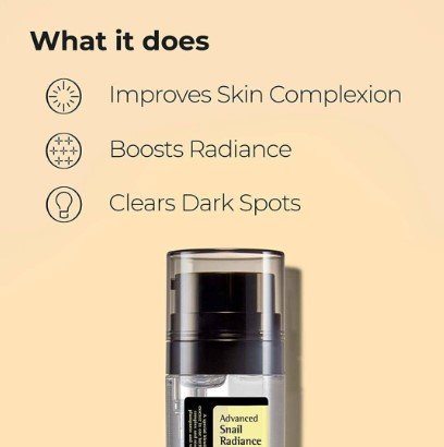 Cosrx Advanced Snail Radiance Dual Essence (80ml)