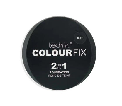 Technic Colour Fix 2 in 1 Pressed Powder & Cream Foundation - Buff