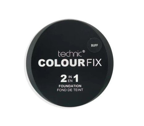 Technic Colour Fix 2 in 1 Pressed Powder & Cream Foundation - Buff