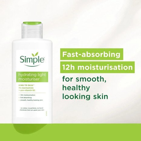 Simple Kind to Skin Hydrating Light moisturizer 125ml